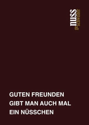 Grusskarte "Guten Freunden..."