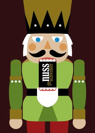 Grusskarte "Nussknacker"