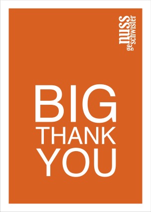 Grusskarte "Big thank you"