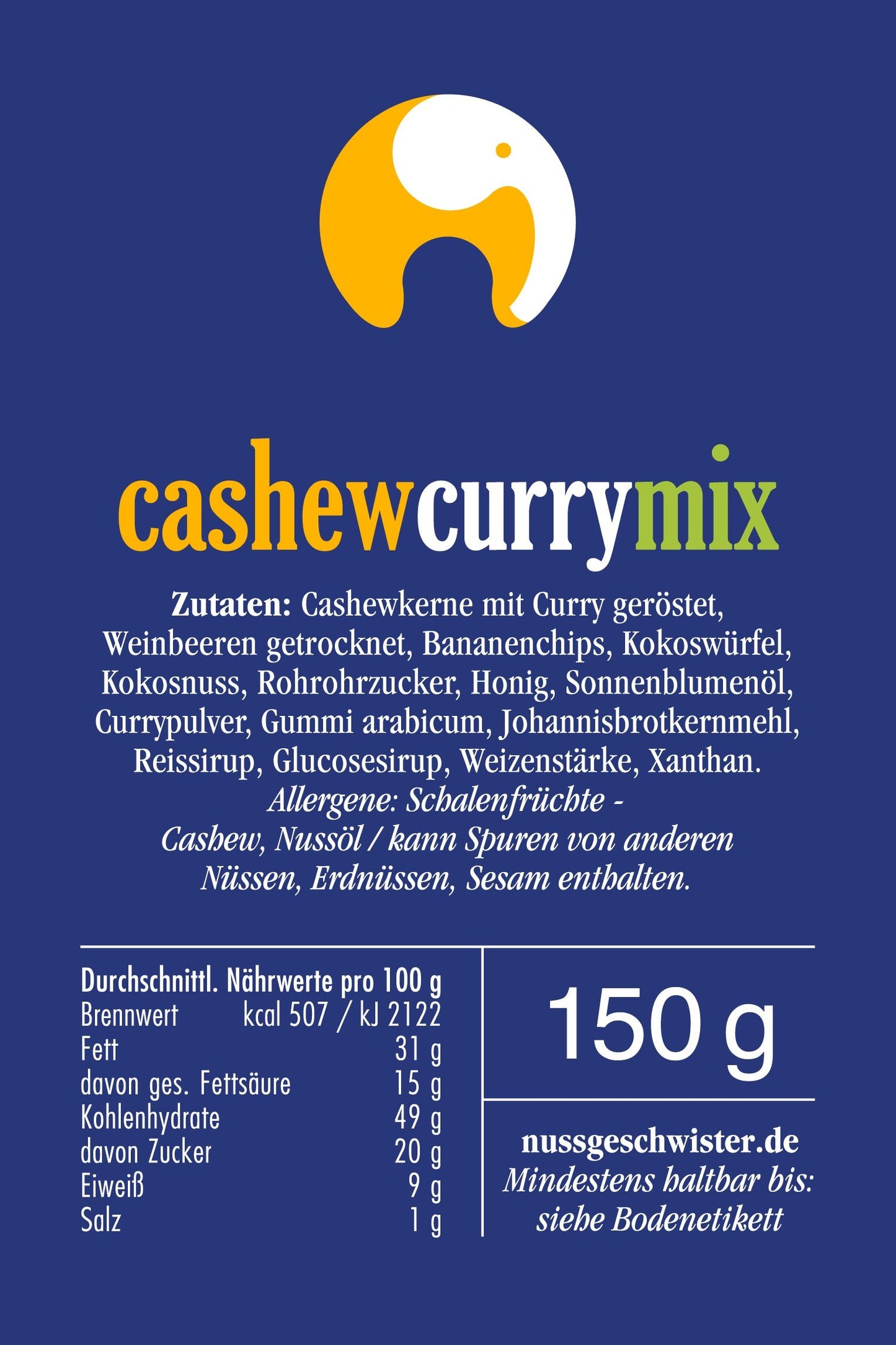 cashew curry mix