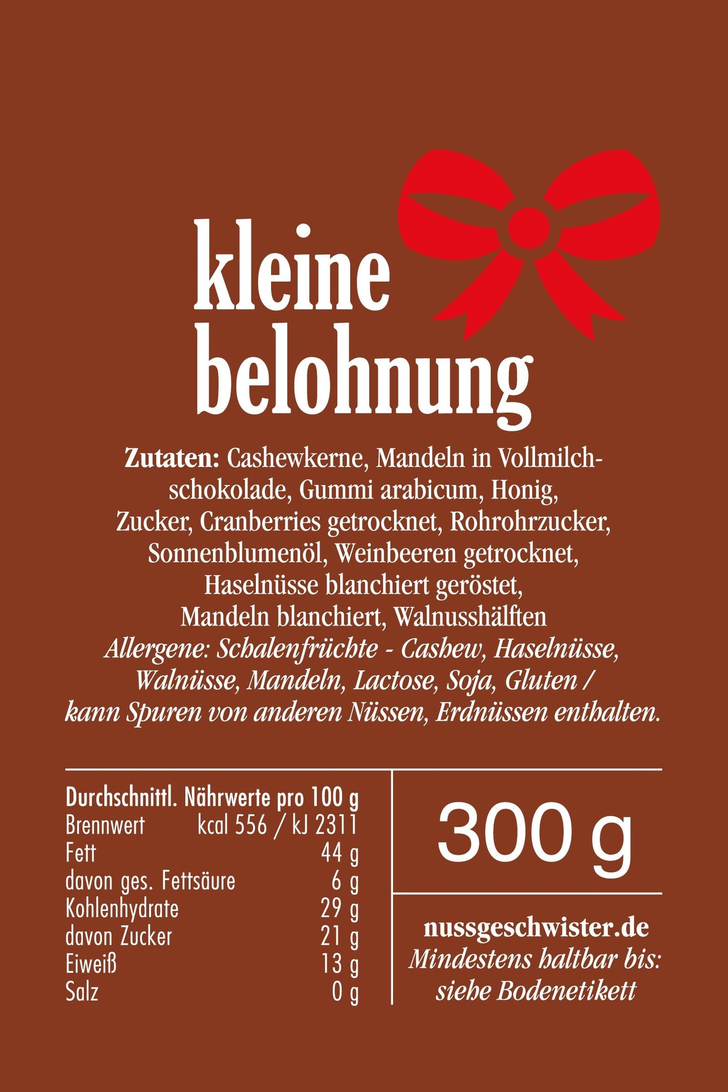 kleine belohnung