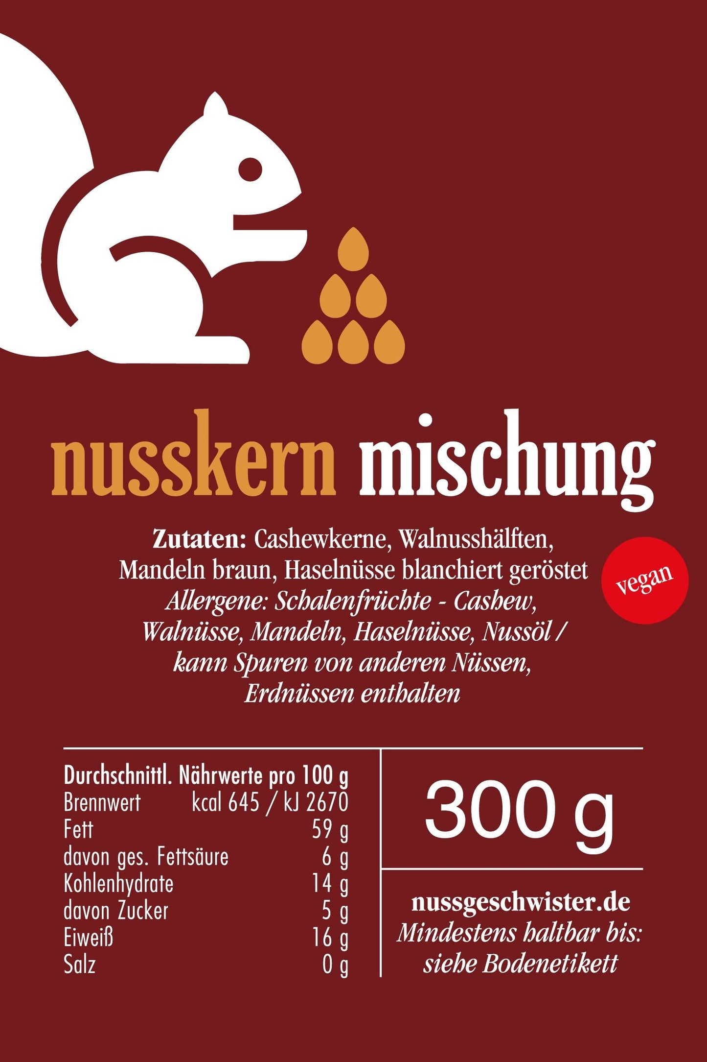 nusskern mischung